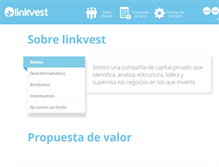 Tablet Screenshot of linkvestcapital.com
